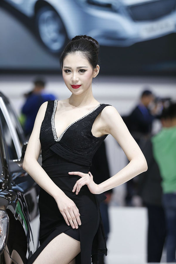 2014北京车展高清风华绝代的模特组图第1季5