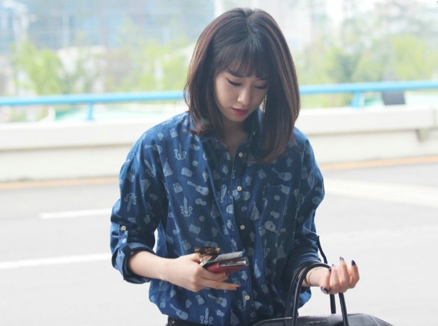T-ara成员朴智妍时尚机场街拍5