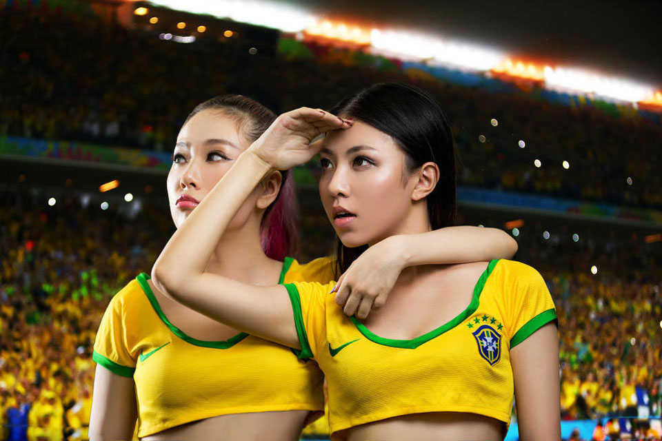 世界杯现场异域风情 性感宝贝演绎经典瞬间7