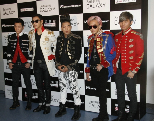 韩国男子组合Bigbang出席活动照1