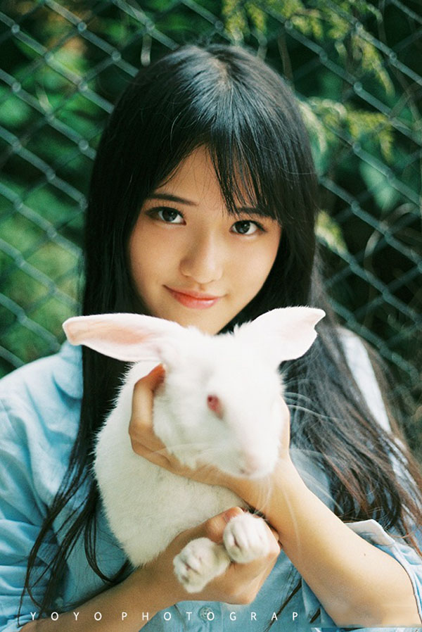 白兔少女的甜美清纯1