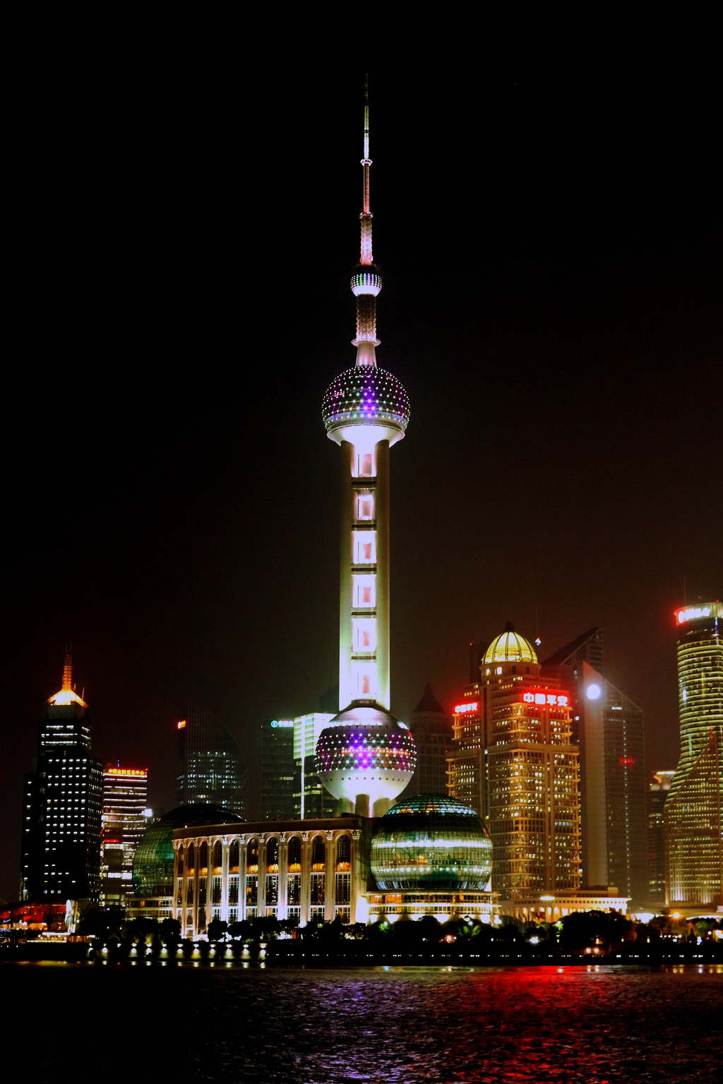 上海东方明珠塔夜景1