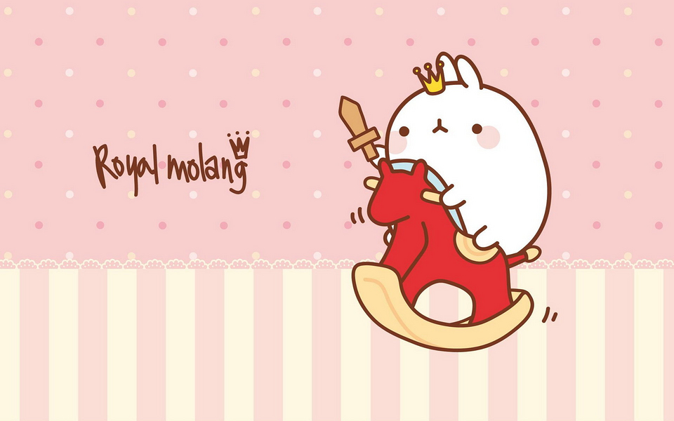 韩国可爱的Molang兔卡通漫画图片