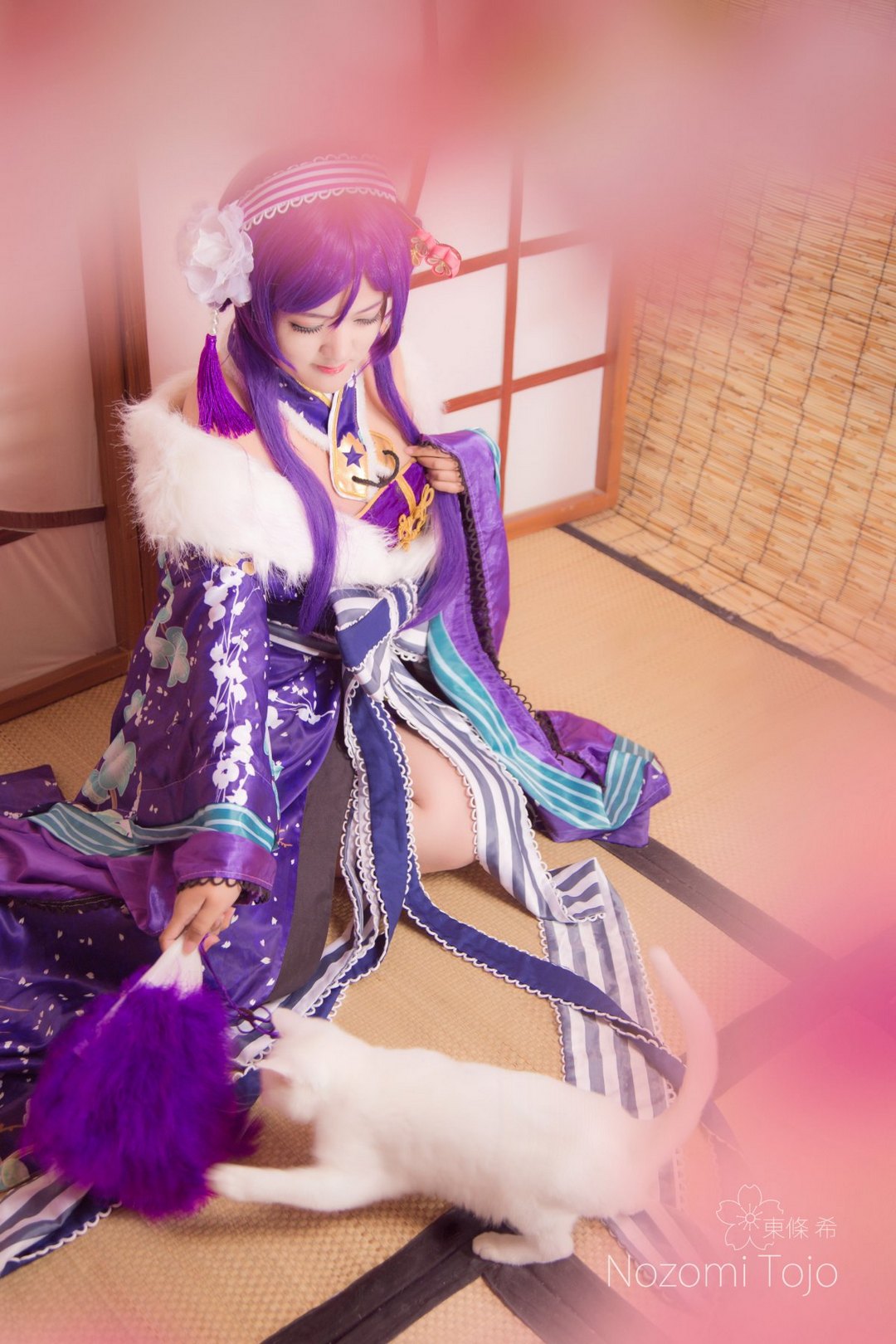 日系古风和服美女cosplay东条希图片