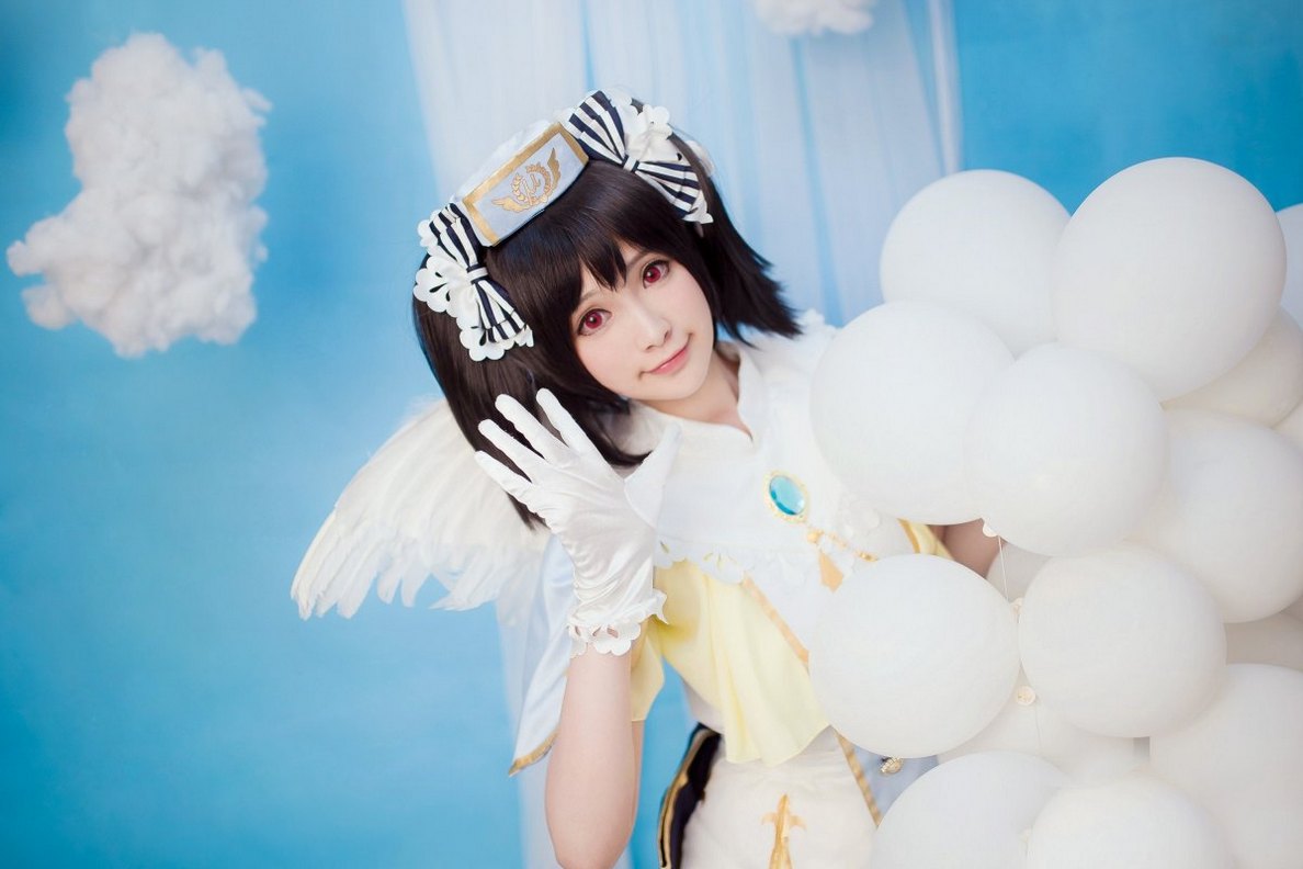 cosplay矢泽妮可美女可爱天使装图片