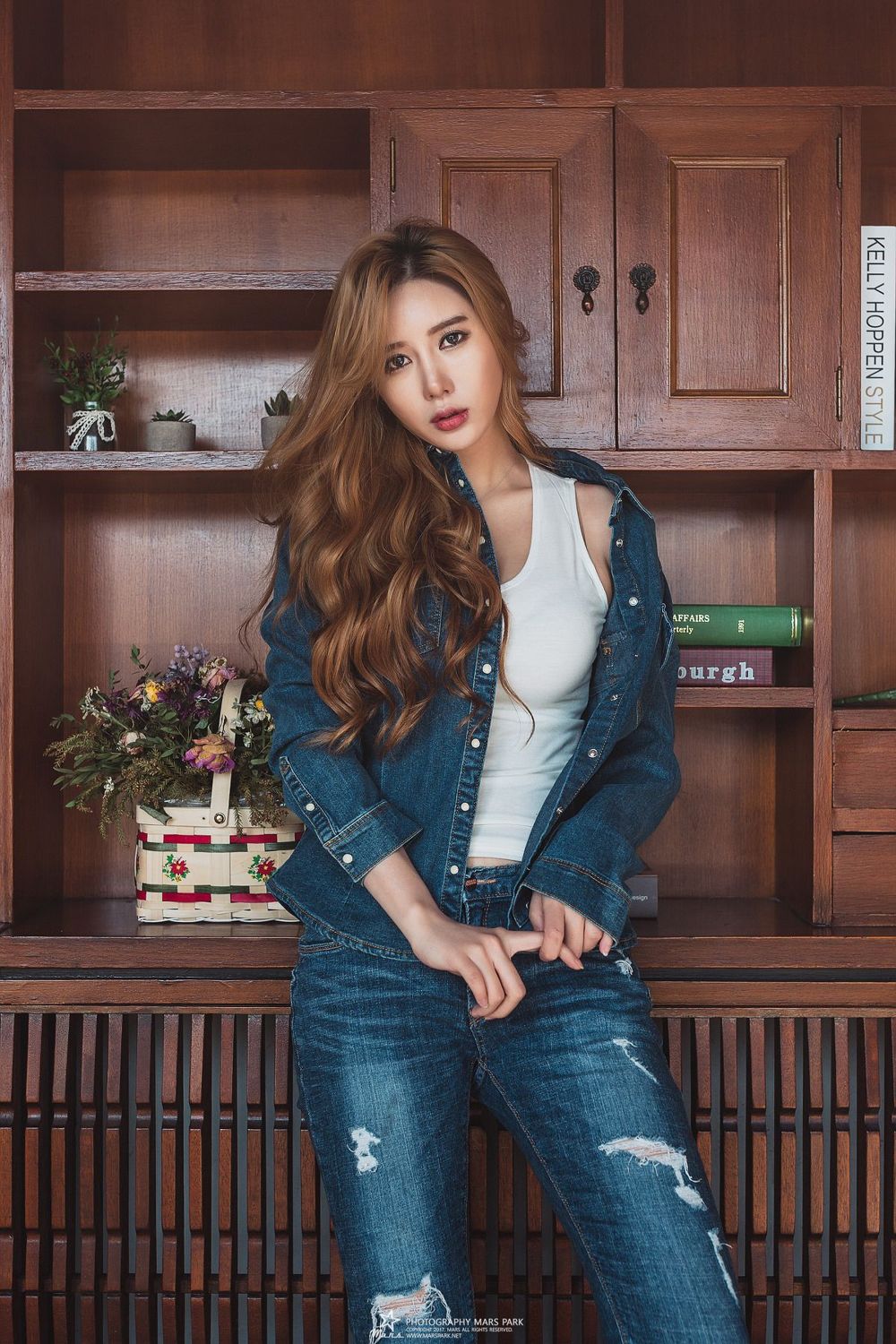 美女模特宋珠娥白皙长腿家居系列性感写真