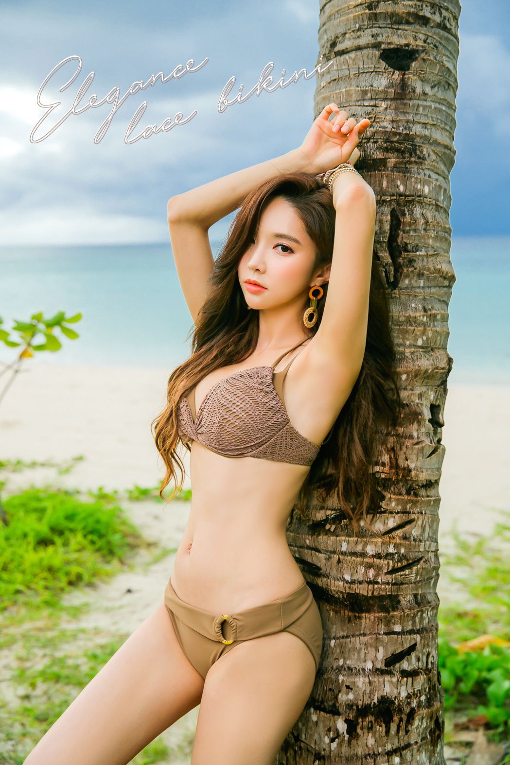 韩国人气网拍模特朴多贤沙滩比基尼泳装诱惑写真