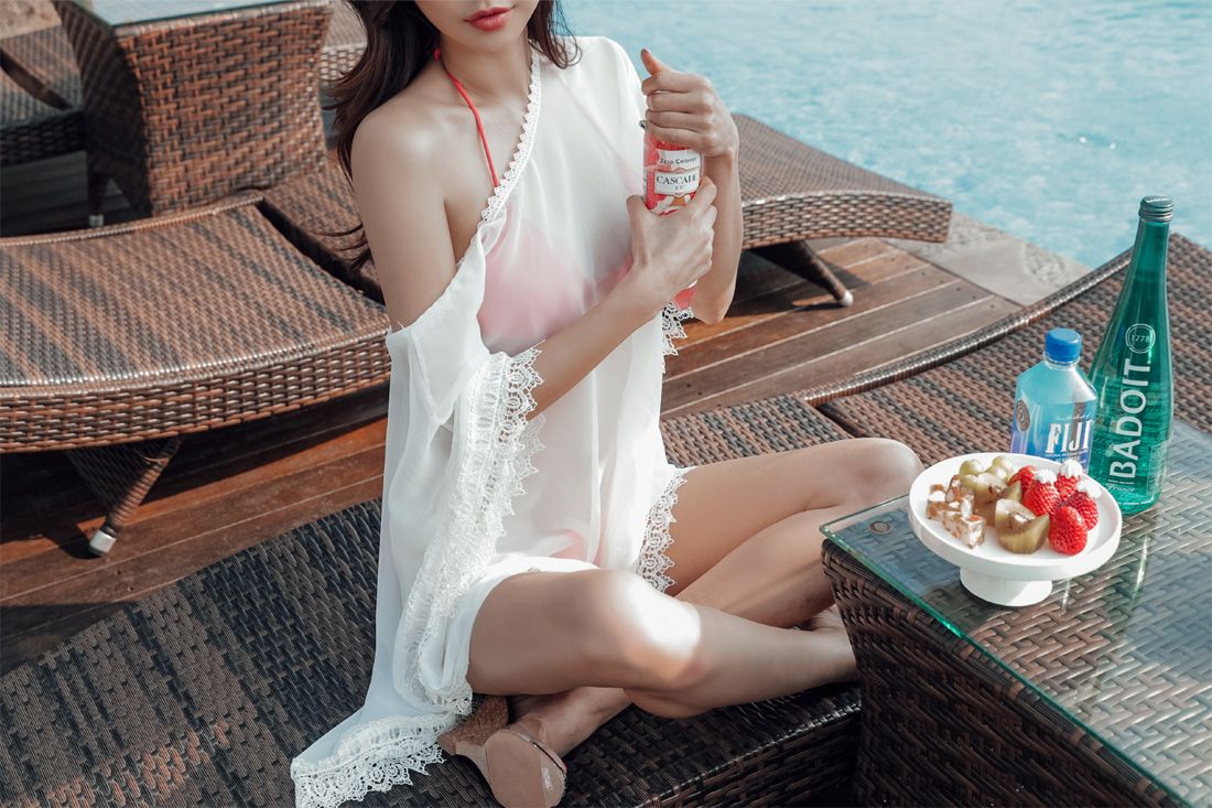 韩国人气网拍模特朴多贤比基尼气质泳装内衣诱惑美图