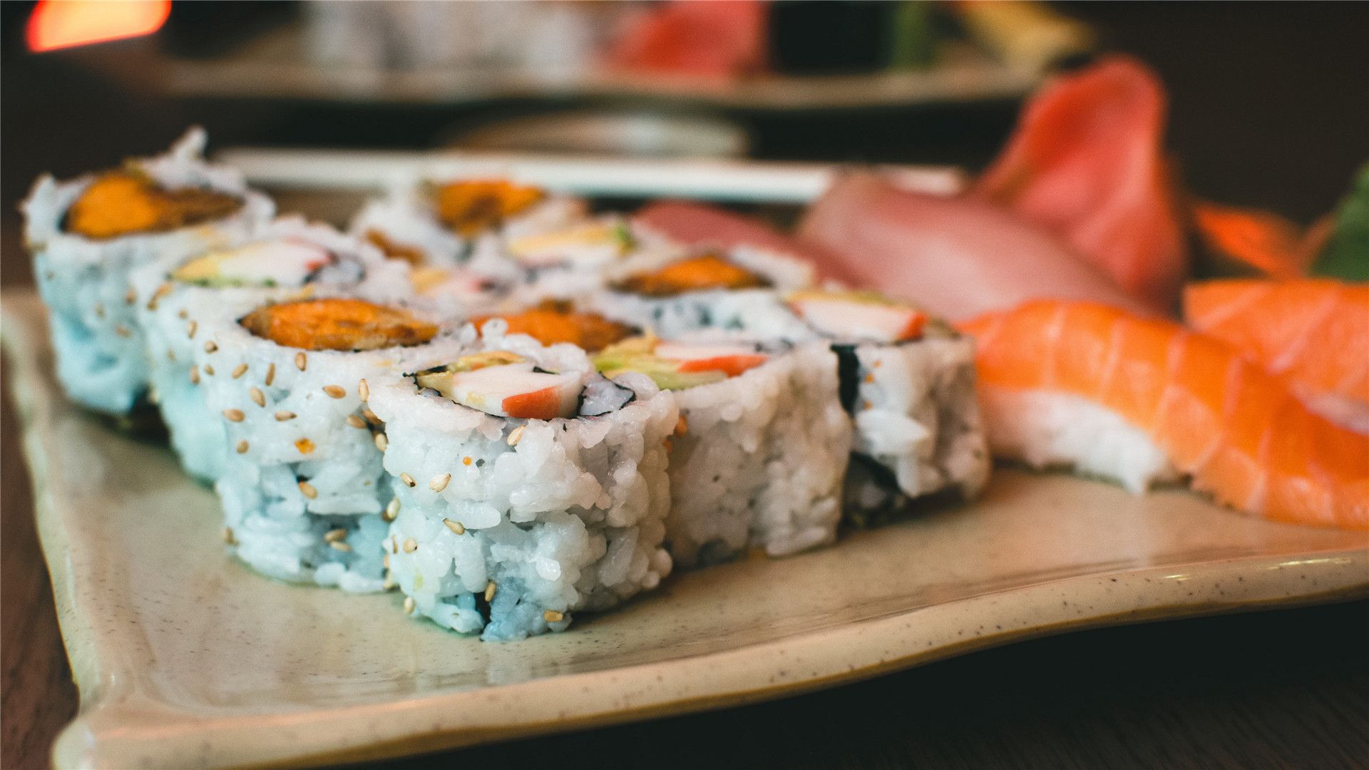 美味精致 寿司高清桌面壁纸