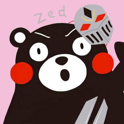 超火的日本熊本熊不带字卡通头像