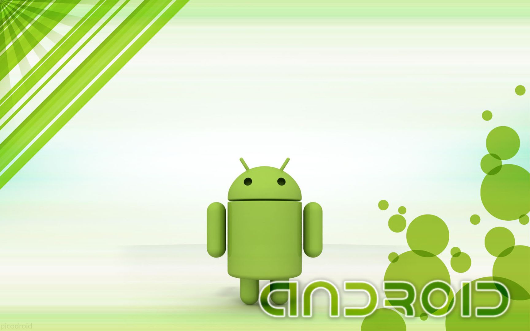 Android安卓系统环保绿色背景简约风格高清桌面大图 4 亿图全景图库手机版