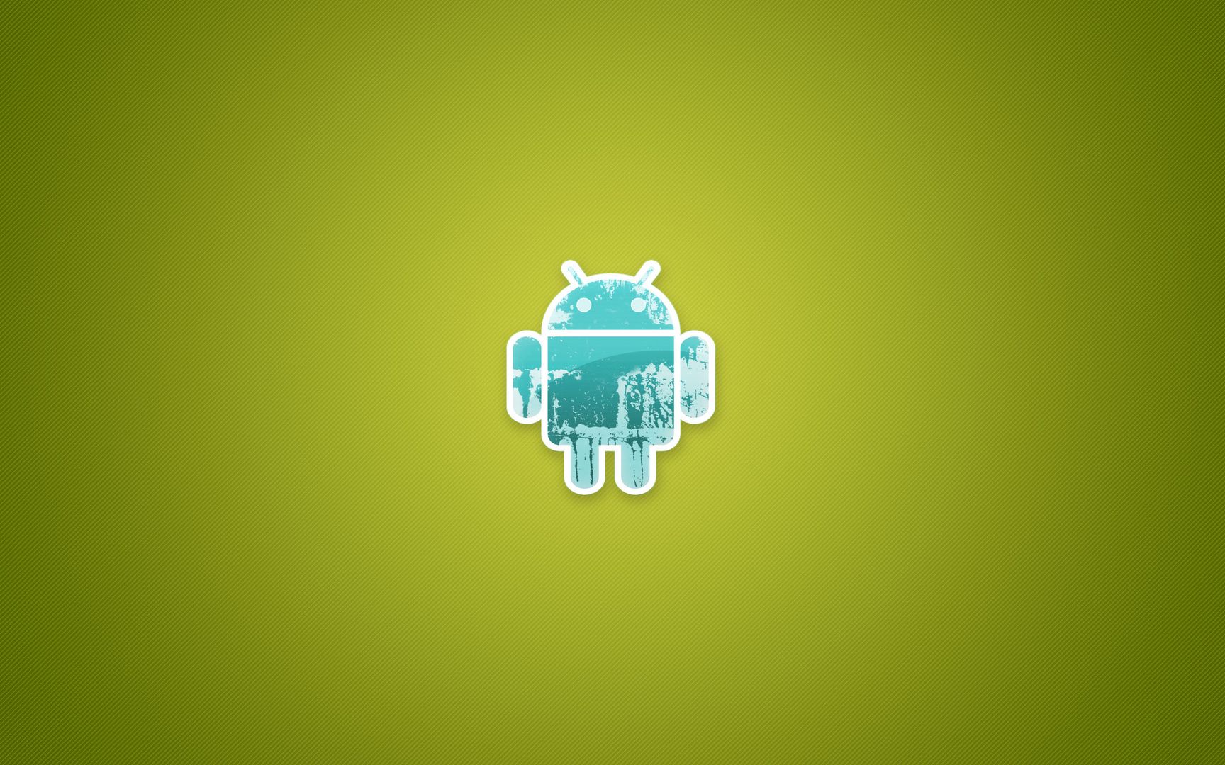 Android安卓系统环保绿色背景简约风格高清桌面大图