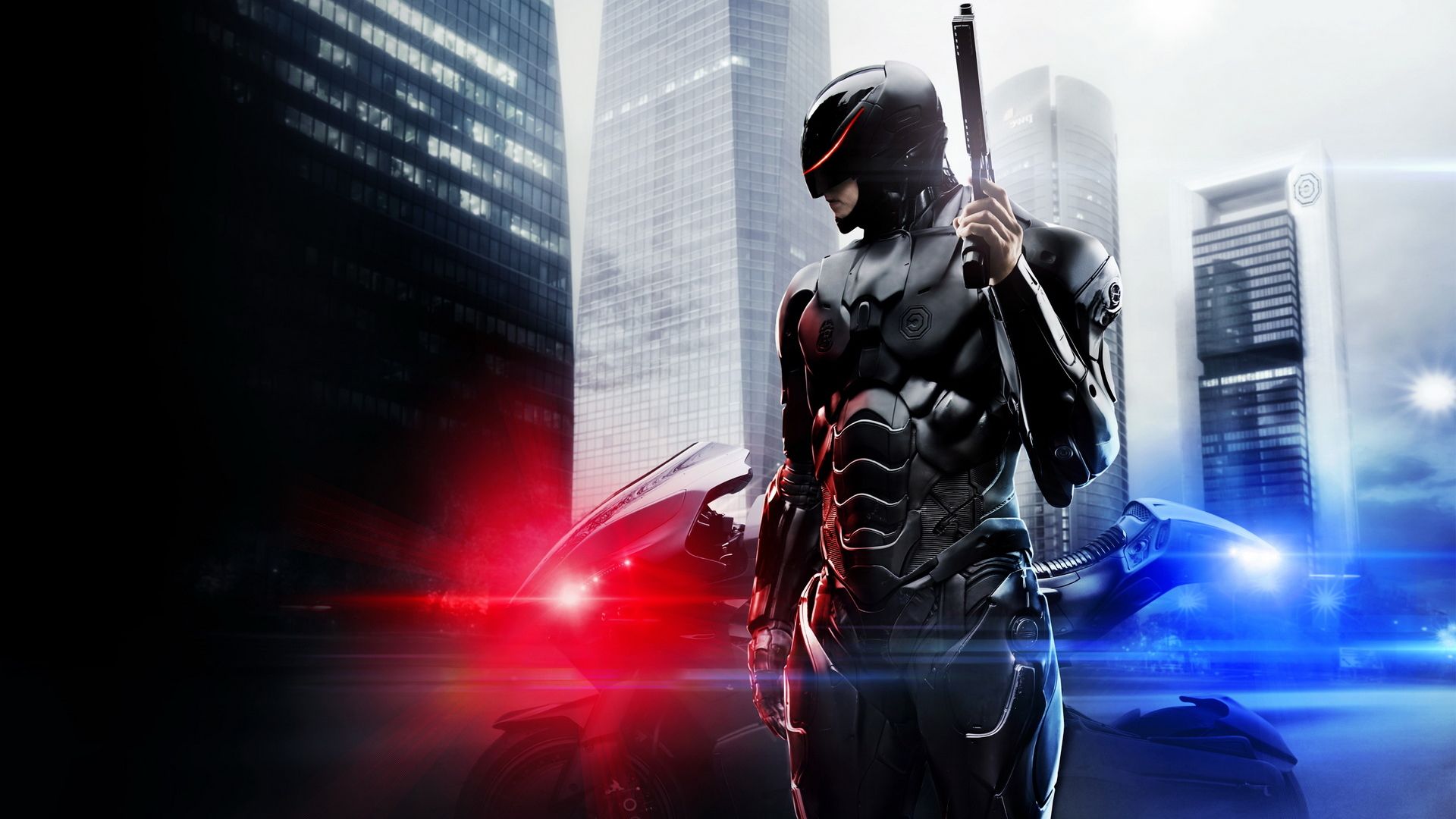 科幻电影机械战警2014维和和惩治犯罪高清壁纸
