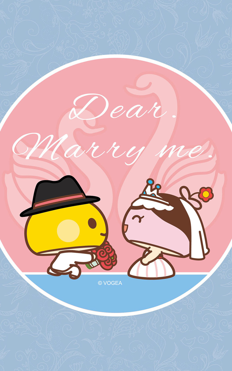 MOGOO蘑菇点点滴滴现代浪漫婚礼系列卡通图片