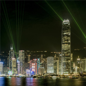 香港唯美夜景五彩缤纷灯光高清头像