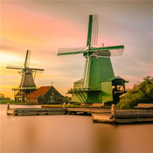 荷兰风车唯美系列微信头像