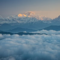 喜马拉雅山唯美风景头像