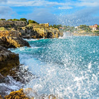 最美地中海海岸风景头像