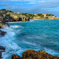 最美地中海海岸风景头像