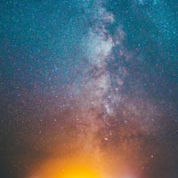 美丽神秘的星空银河高清好看系列微信头像