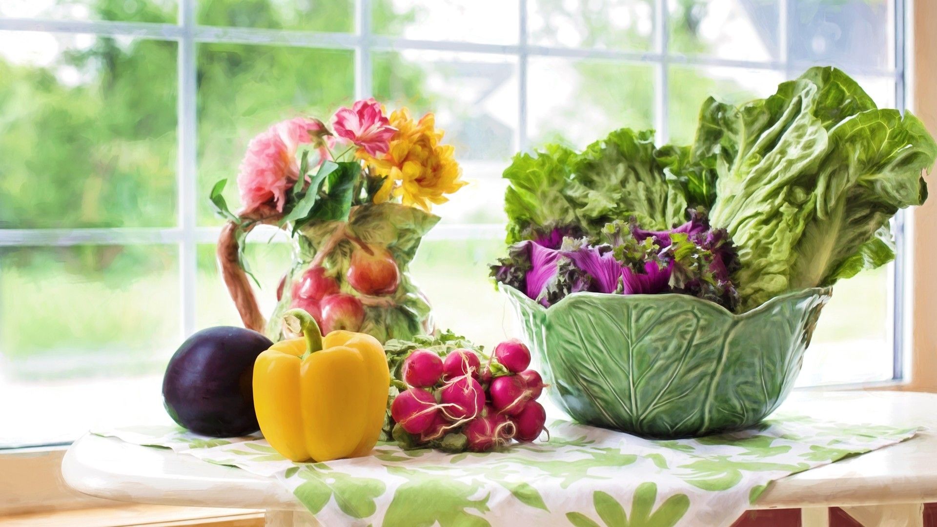 生鲜蔬菜各种食材系列高清桌面壁纸