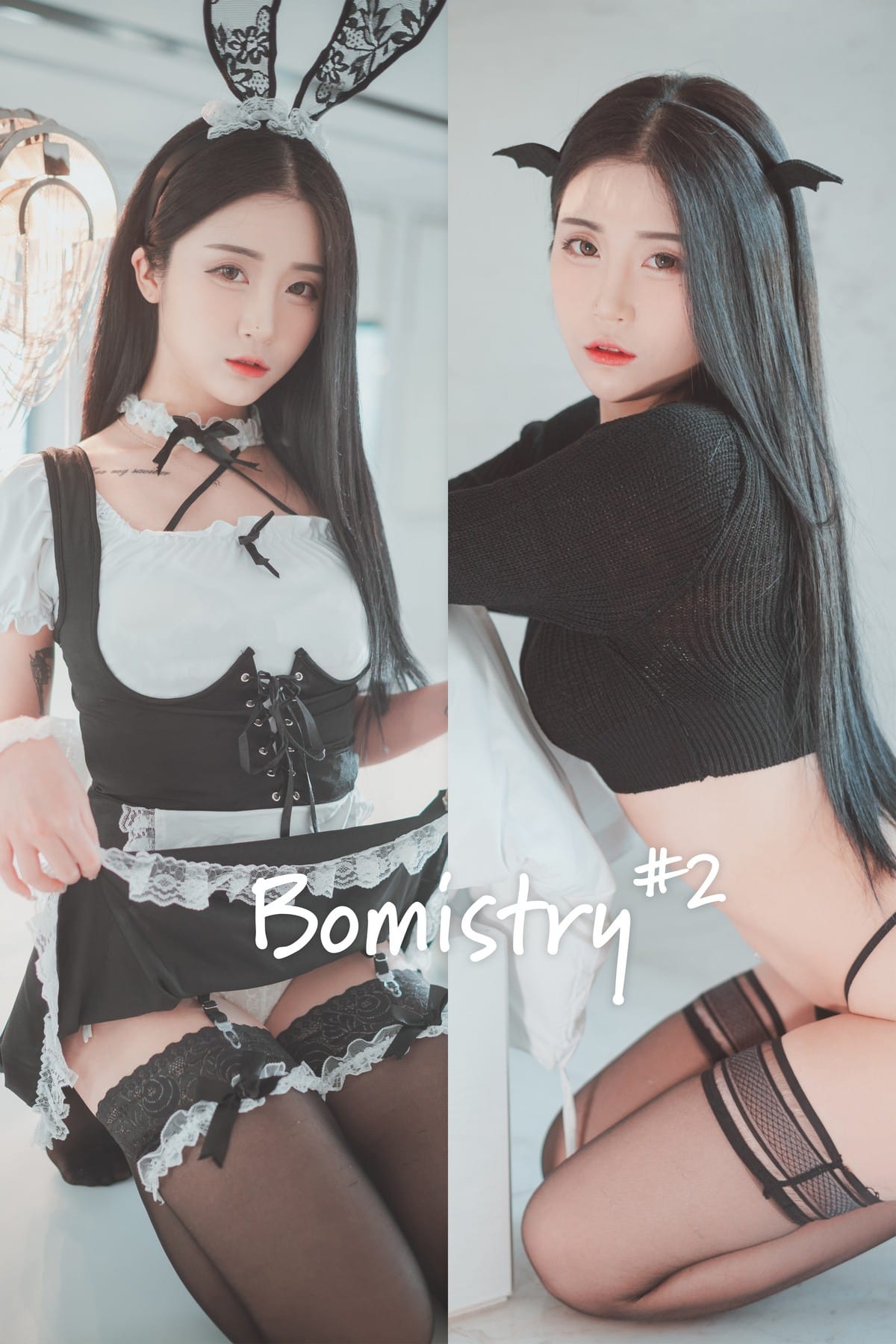 美女模特Bomi兔女郎装扮黑丝美腿Bomistry主题写真