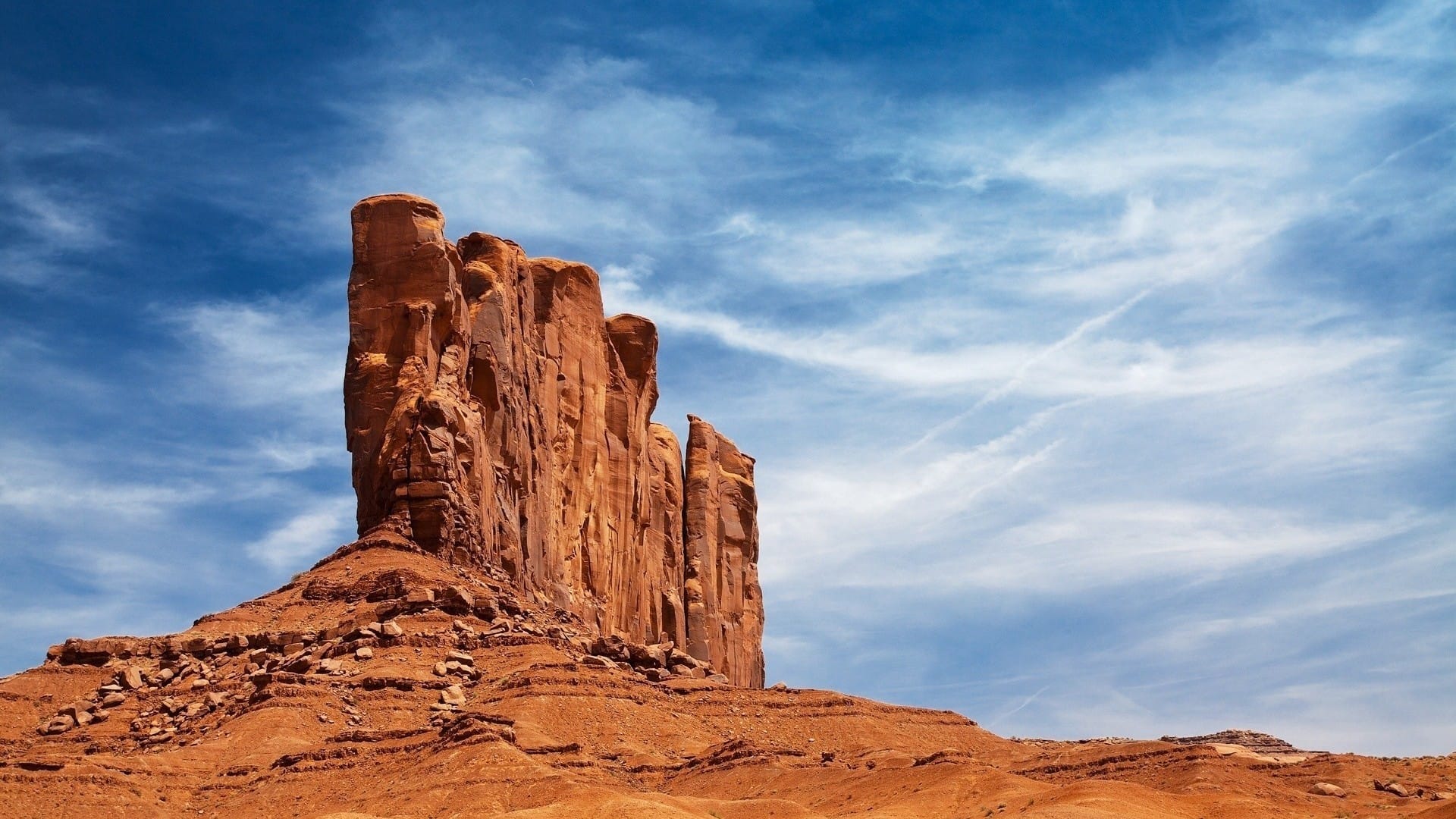 茫茫戈壁路大漠风沙情峡谷自然风光风景图片壁纸