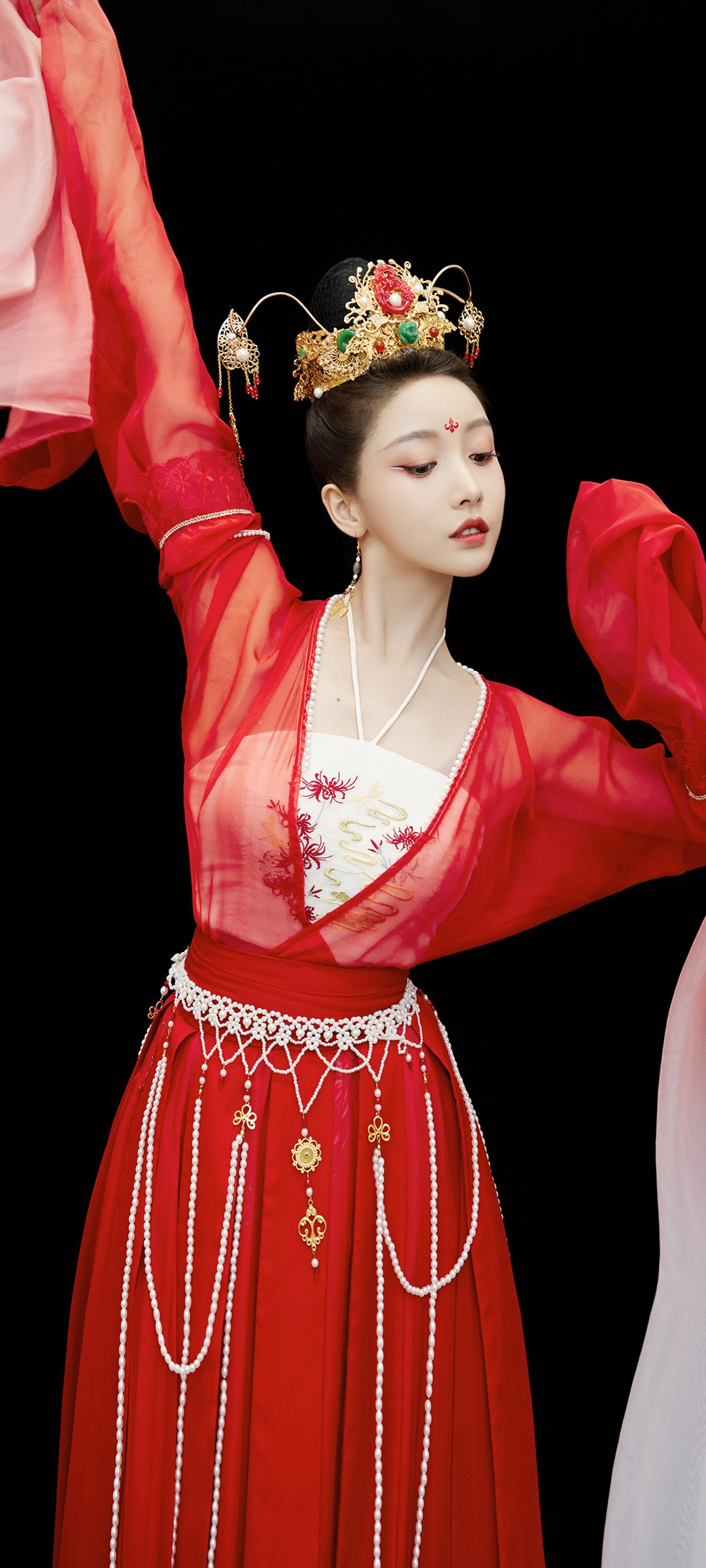 古装美女中国风舞蹈全屏手机壁纸