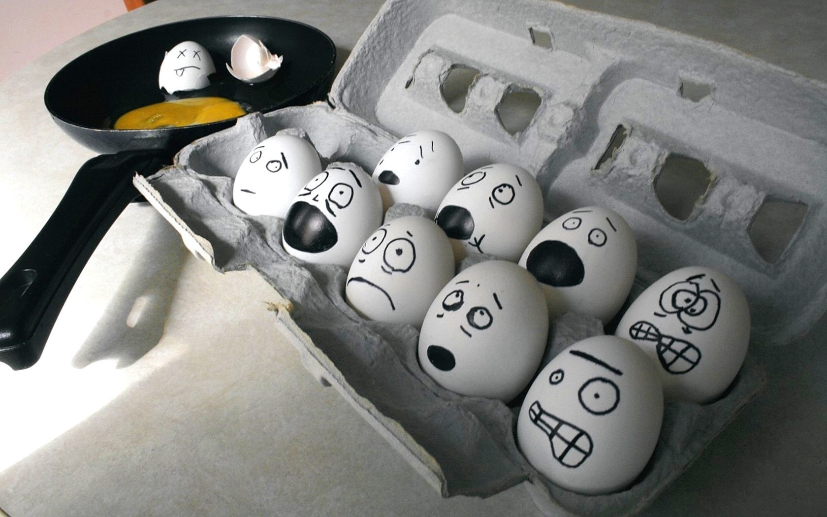 搞笑可爱彩绘鸡蛋