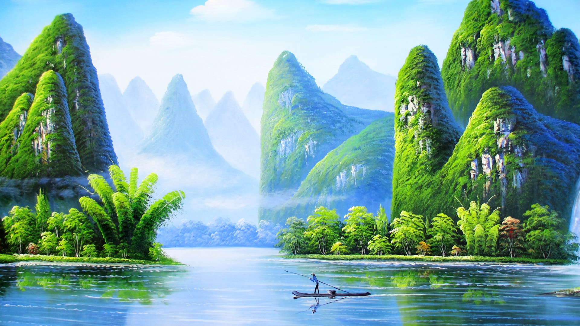 美丽的桂林山水风景