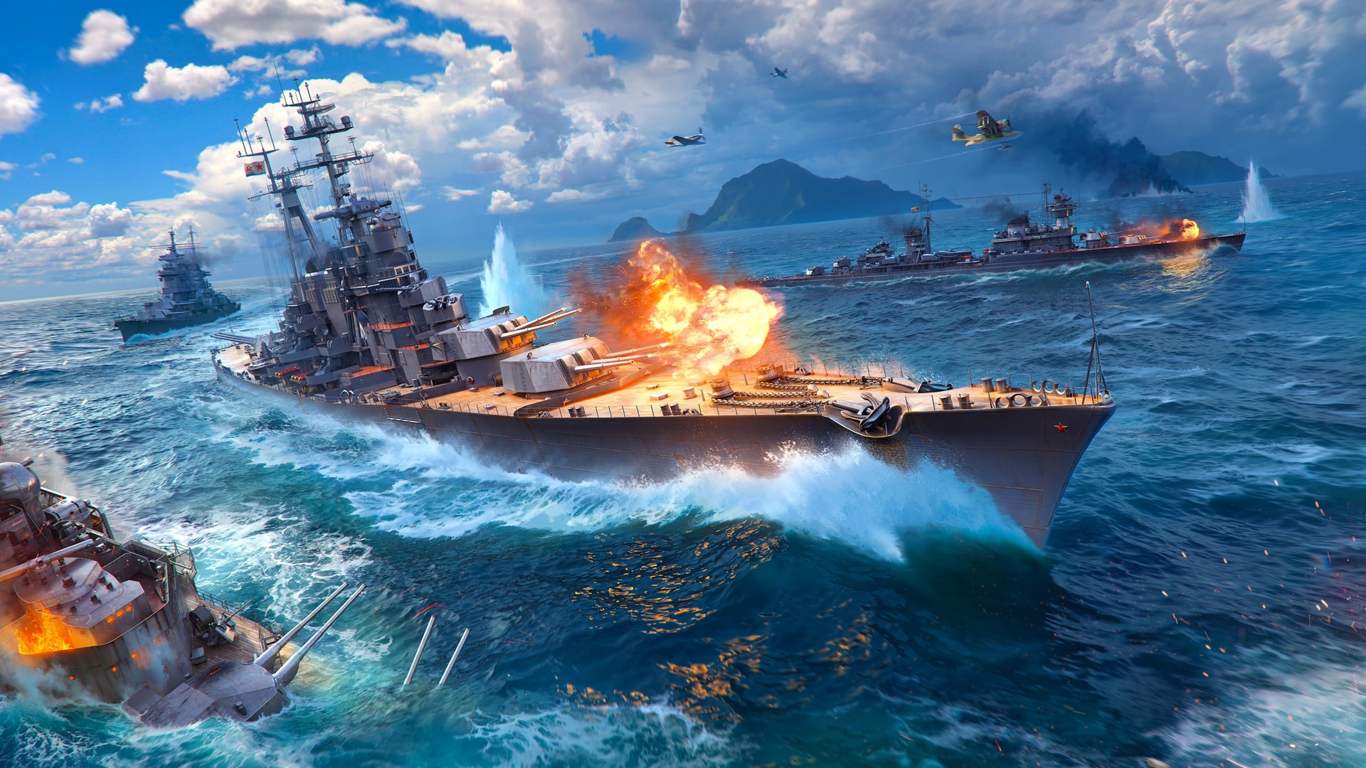战舰世界鏖战海洋