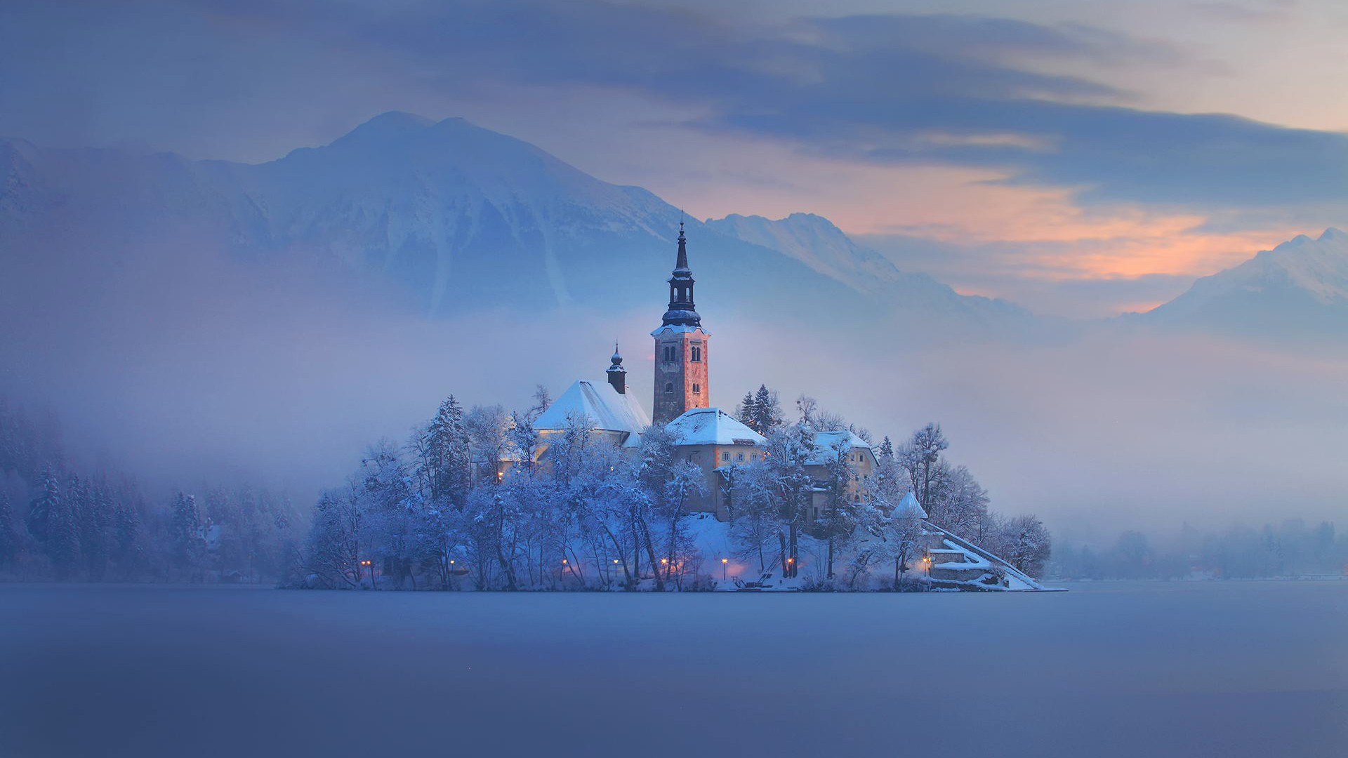 斯洛文尼亚掩不住的冬日雪景